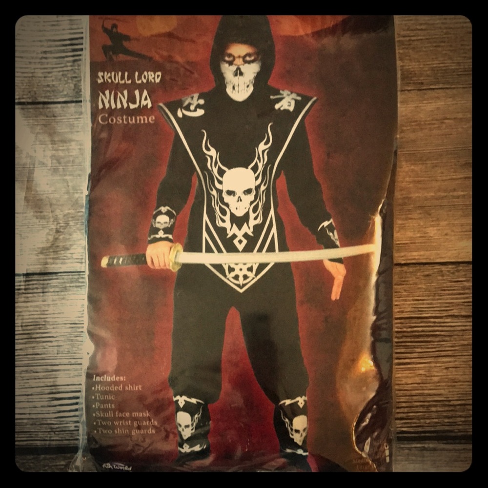 Black Skull Ninja Costume